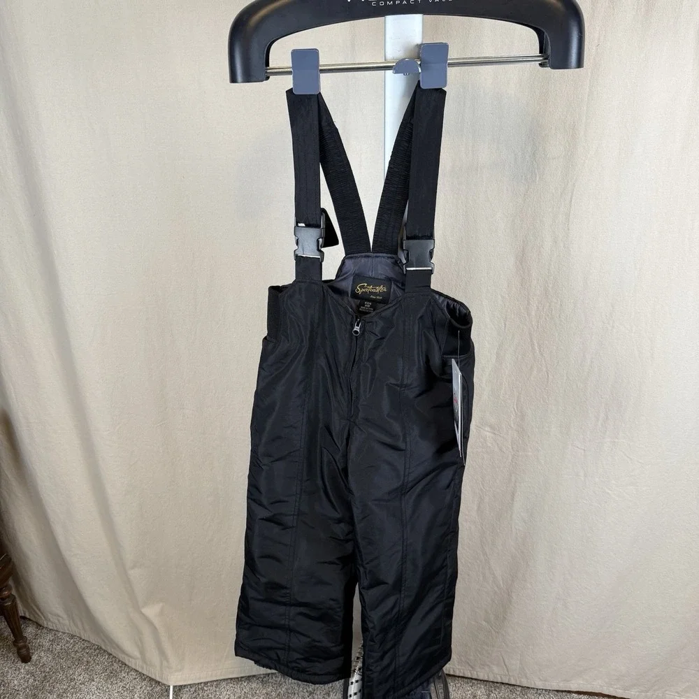 Sportscaster Snowpants Kids‎ Medium Black NWT Waterproof Insulated